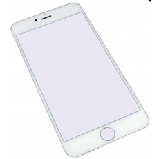 Cristal Pantalla iPhone 6 Plus/6S Plus Blanco