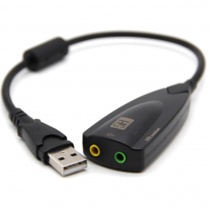Adaptador Externo Tarjeta Sonido USB 5HV2
