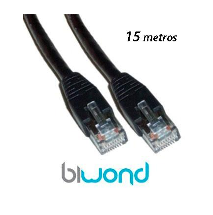 Cable Ethernet 15m Cat 6 BIWOND