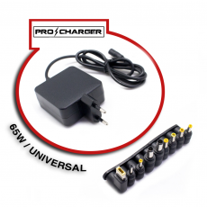 Cargador Automatico Ultrabook 65W Universal (9 Conectores) Pro Charger