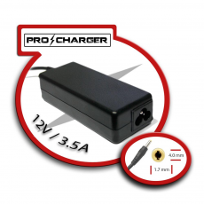 Cargador Ultrabook 12V/3.5A 4.0mm x 1.7mm 42w Pro Charger