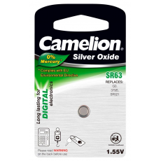 Boton Oxido plata SR63W 1.55V 0% Mercurio (1 pcs) Camelion