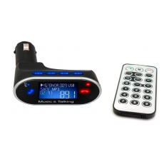 Reproductor MP3 USB/MicroSD + Transmisor FM Coche