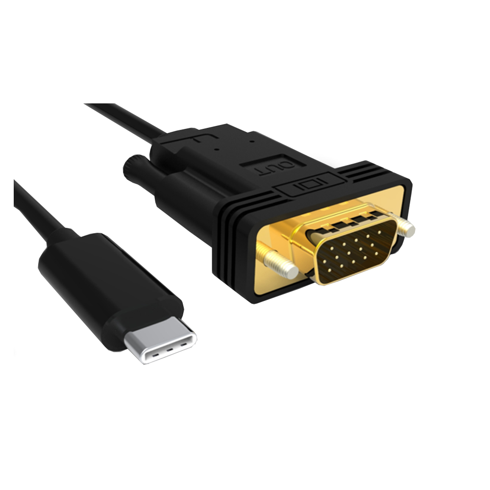 Odio formación tal vez Cable USB 3.1 Tipo C a VGA Macho 32AW 1080P/60Hz > Informatica > Cables y  Conectores > Adaptadores
