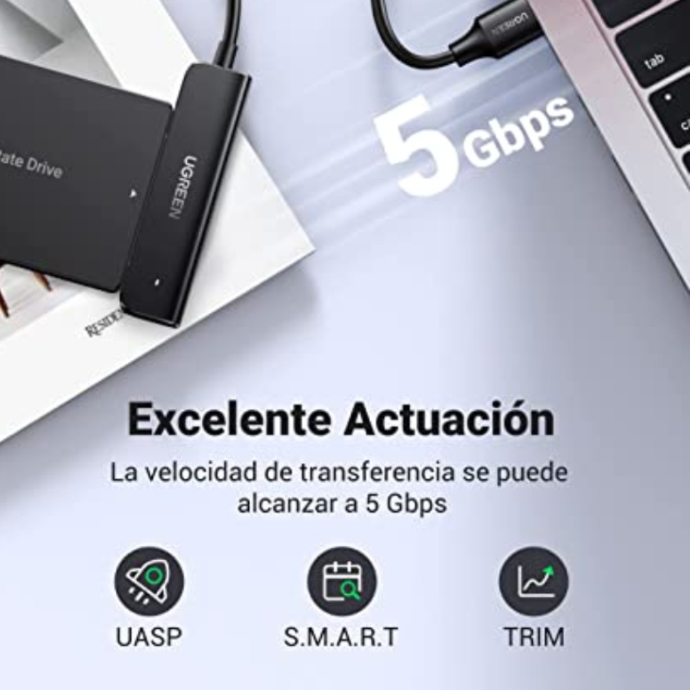 Adaptador Cable SATA 2.5 - USB 3.0 UGREEN > Informatica > Accesorios USB
