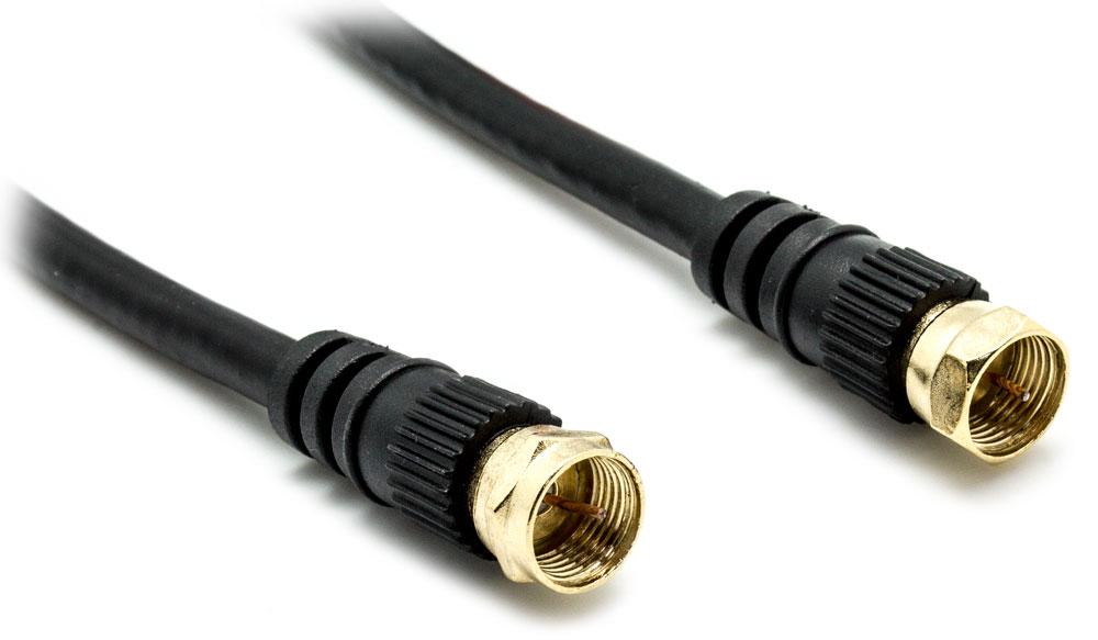 Negro XO Cable de antena 10 m enchufe macho a hembra TV antena RG6 cable coaxial 