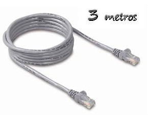 Cable Ethernet 3m Cat5e > Informatica > Cables y Conectores > Cables de red