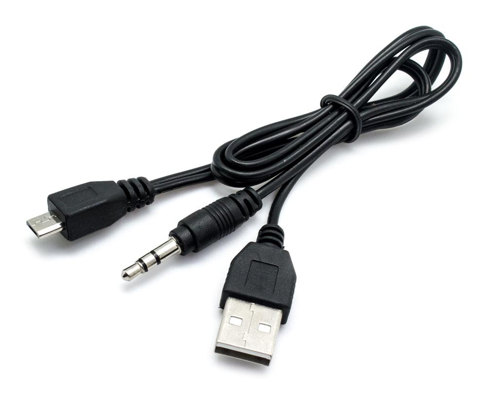 Cable USB - Jack 3.5mm - Micro USB 50cm (Joybox) > Informatica > Cables y  Conectores > Cables USB