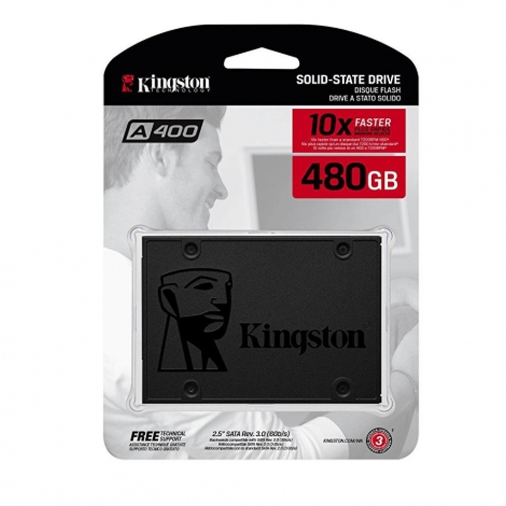 dulce Intentar favorito Disco Duro Interno Kingston SSD 480GB A400 SA400S37/480G > Informatica >  Almacenamiento > Discos Duros