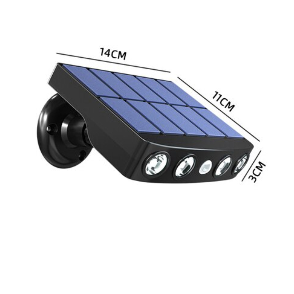 Foco Solar LED 4W Exterior + Sensor Movimiento > Iluminacion > Focos LED >  Electro Hogar