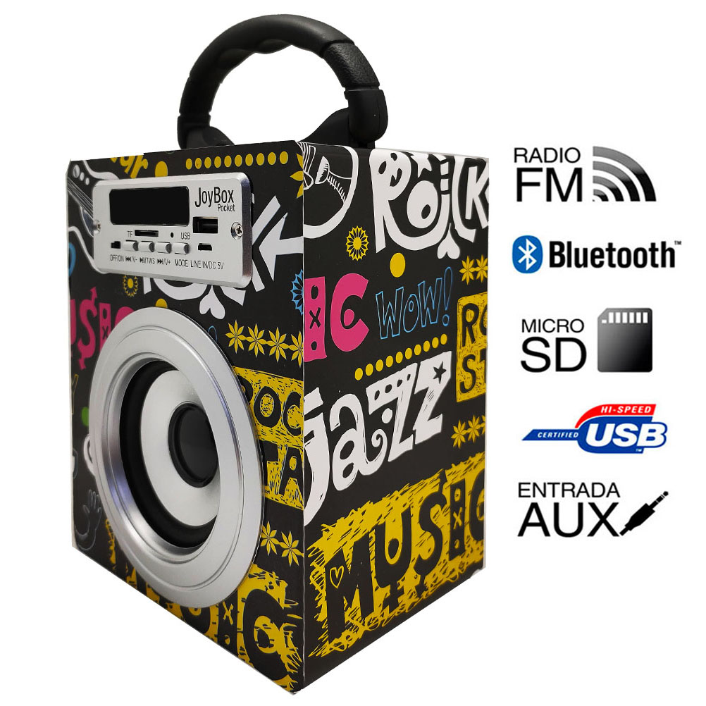 Mini Altavoz Bluetooth 5W Cube 8 Azul Biwond > Altavoces > Electro Hogar