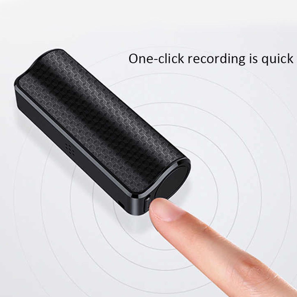 Mini grabadora de voz magnética: capta grabaciones en movimiento