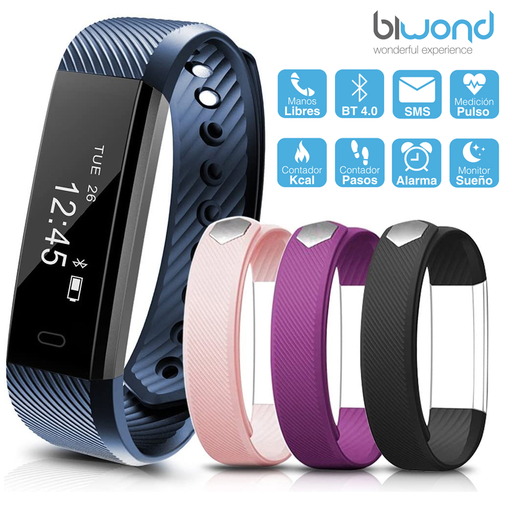 Pulsera Actividad Inteligente Thinband + 4 Correas Biwond > Smartphones >  Smartwatch