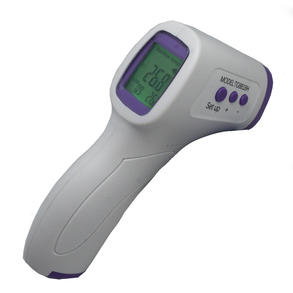 sunzhenhao Termómetro infrarrojo digital sin contacto Apagado automático Pistola de temperatura corporal 34~43 ° C 93.2~109.4 ° F 