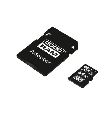 MICRO SD GOODRAM 64GB C10 UHS-I Con Adaptador
