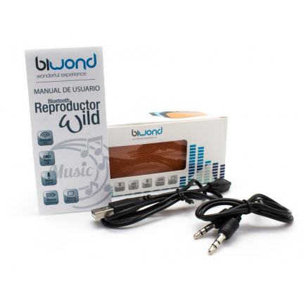 Altavoz Soundplay Wild Bluetooth BIWOND Naranja