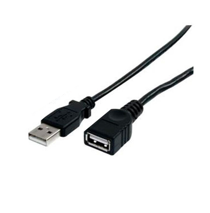 Cable USB Hembra a USB Macho (21cm)