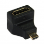 ADAPTADOR HDMI-MicroHDMI 90º BIWOND, A/H-MICRO HDMI D/M