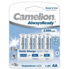 Recargable "Always Ready" AA 2300mAh (4 pcs) Camelion