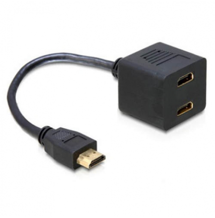 Cable Adaptador Video HDMI-M a 2xHDMI-H Duplicador