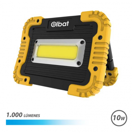 Foco LED ELBAT Recargable 10W 1000LM Luz Fría