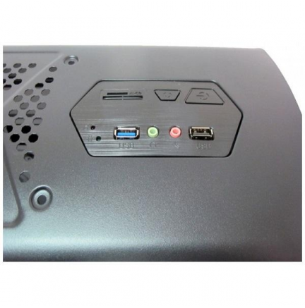 KAZUMI LED Caja ATX USB 3.0 LED Rojo Lateral Transparente L-Link
