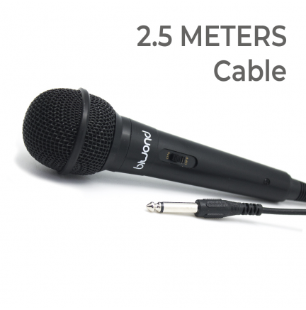 Pack 2x Micrófono con Cable MIC Karaoke ST12 Biwond