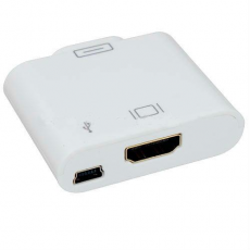 Conector HDMI+MiniUSB - IPAD/IPHONE/IPOD