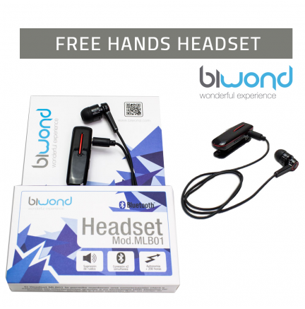 Manos libres headset Bluetooth Biwond