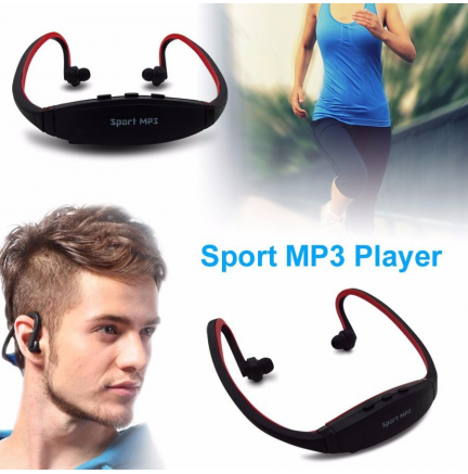 Auricular Diadema Sport MP3+Radio FM Azul
