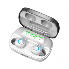 Mini Auriculares Bluetooth TWS-S11 LED (IOS/Android) Blanco