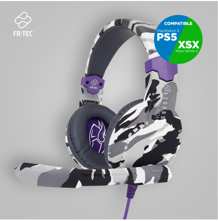 Auricular Gaming FR-TEC SKADI PC / PS5 / PS4 / Xbox Series / Nintendo Switch Camufla