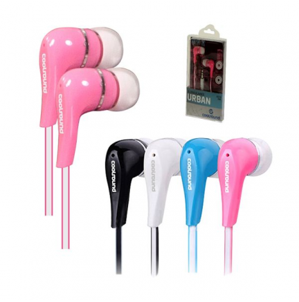 Auriculares Urban In-Ear Rosa Coolsound