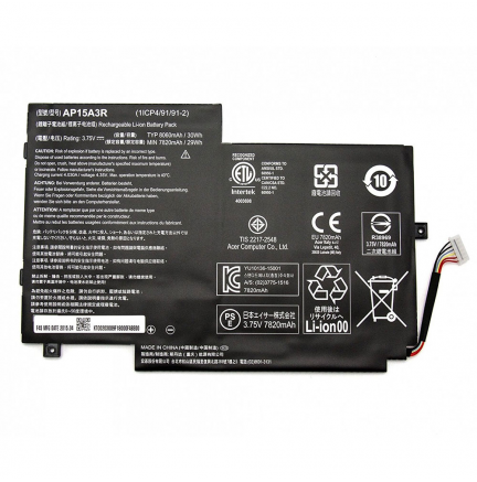 Acer 8060mAh Aspire Switch 10 Sw3-013 / AP15A3R
