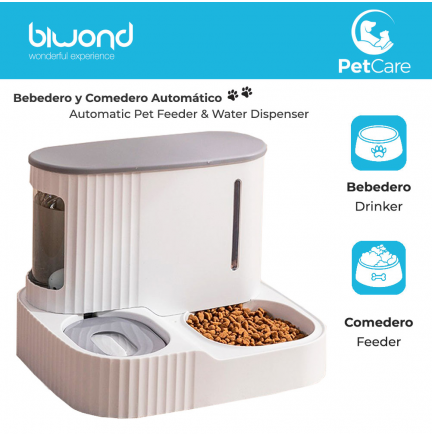 Bebedero / Comedero Automático Mascotas Biwond PetCare