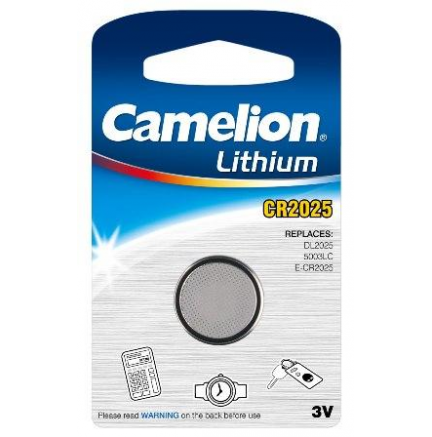 Boton Litio CR2025 3V (1 pcs) Camelion