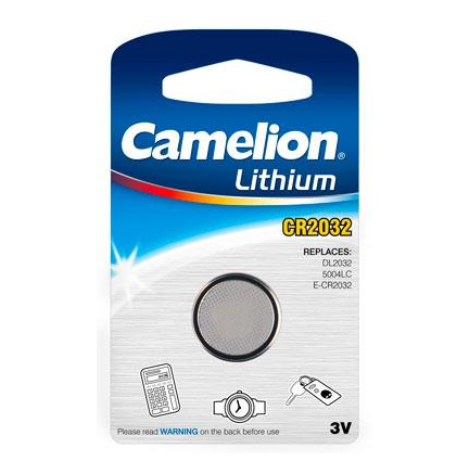 Boton Litio CR2032 3V (1 pcs) Camelion > Informatica > Baterias y
