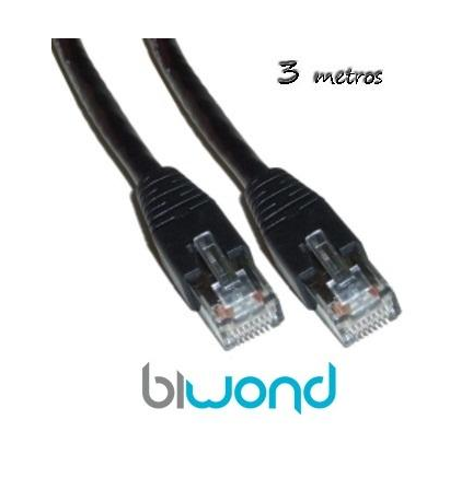 Cable Ethernet 3m Cat 6 BIWOND