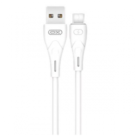 Cable NB146 Carga Rápida Silicona USB a Tipo C / 2.4A / 1M / Blanco XO