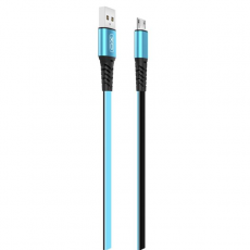 Cable NB154 Carga Rápida USB a Micro USB / 2A/ 1 Metro / Azul XO