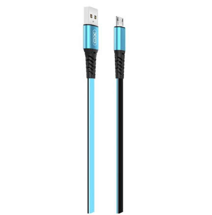 Cable NB154 Carga Rápida USB a Micro USB / 2A/ 1 Metro / Azul XO