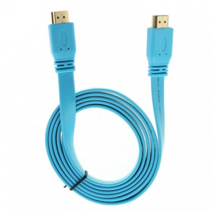 Cable Plano Ultra HDMI 4K 1.5m Azul Biwond