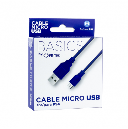 Cable Micro USB FR-TEC 3M Azul