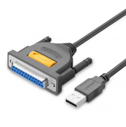 Cable Impresora USB a DB25 UGREEN 25 Pines 2m Gris