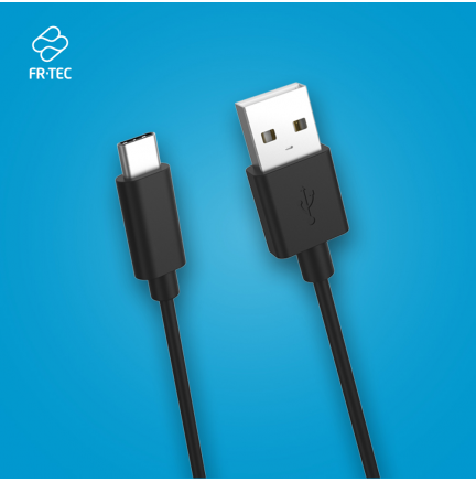 Cable USB - Tipo C FR-TEC 3M Negro