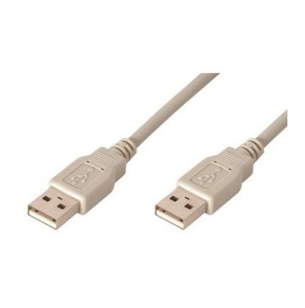 CABLE USB 2.0 2M, TIPO A/M-A/M