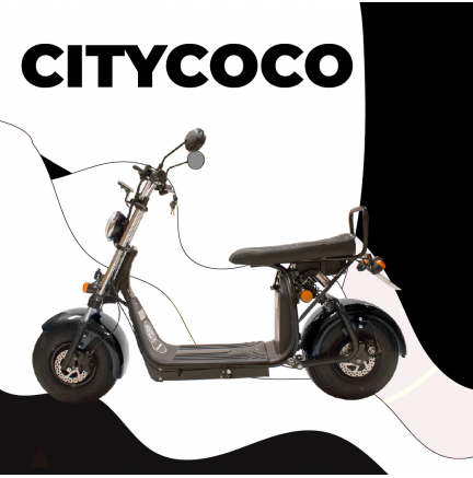 CityCoco Go 49e 1.550W/20AH (Doble Batería Opcional) Negro