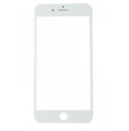 Pantalla LCD puede usarse con iPhone 8 Plus, blanco, con marco