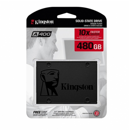 Disco Duro Interno Kingston SSD 480GB A400 SA400S37/480G
