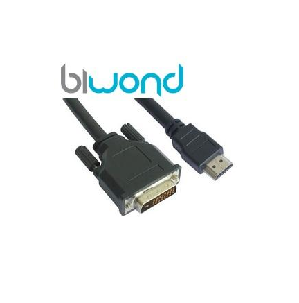 Cable DVI 24+1 a HDMI 1.8m Biwond